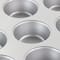 Martha Stewart Gray 12 Cup Nonstick Carbon Steel Muffin Pan